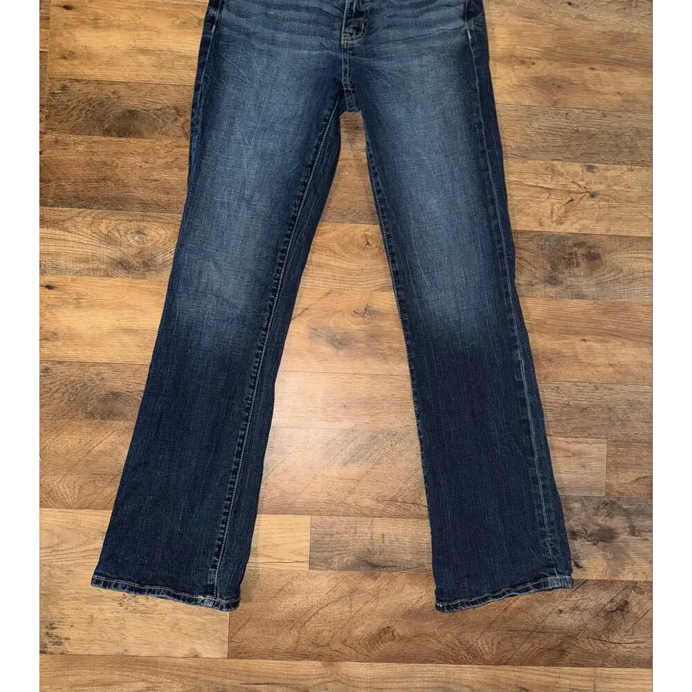 BKE women’s Payton mid rise bootcut blue jeans